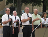 American Legion doing the Pledge of Allegiance